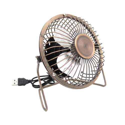 USB Ventilateur Métal Portable Refroidissement Bureau Ventilateur Silencieux Pour Ordinateur portable PC Cooler