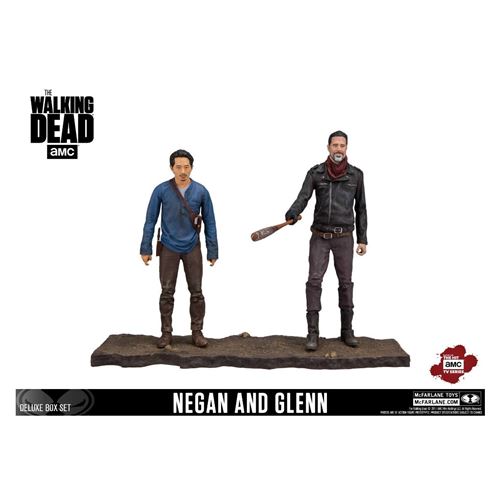 The Walking Dead - Pack 2 figurines Negan & Glenn 13 cm