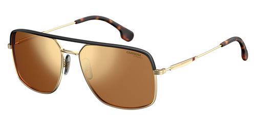 Carrera Eyewear lunettes de soleil navigateur 152/S J5G/K1 hommes or/brun avec verre miroir