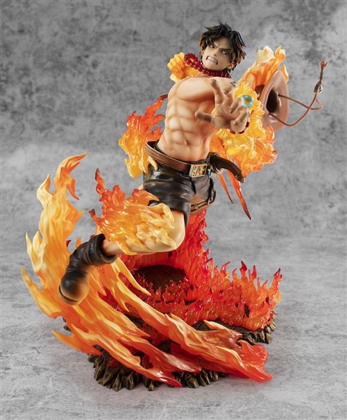 Figurine Animation One Piece Fire Fist Portgas · D · Ace PVC modèle Jouets 25CM Et décoration de fond