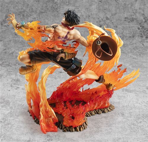 Figurine Animation One Piece Fire Fist Portgas · D · Ace PVC modèle Jouets  25CM Et décoration de fond - Figurine de collection - Achat & prix
