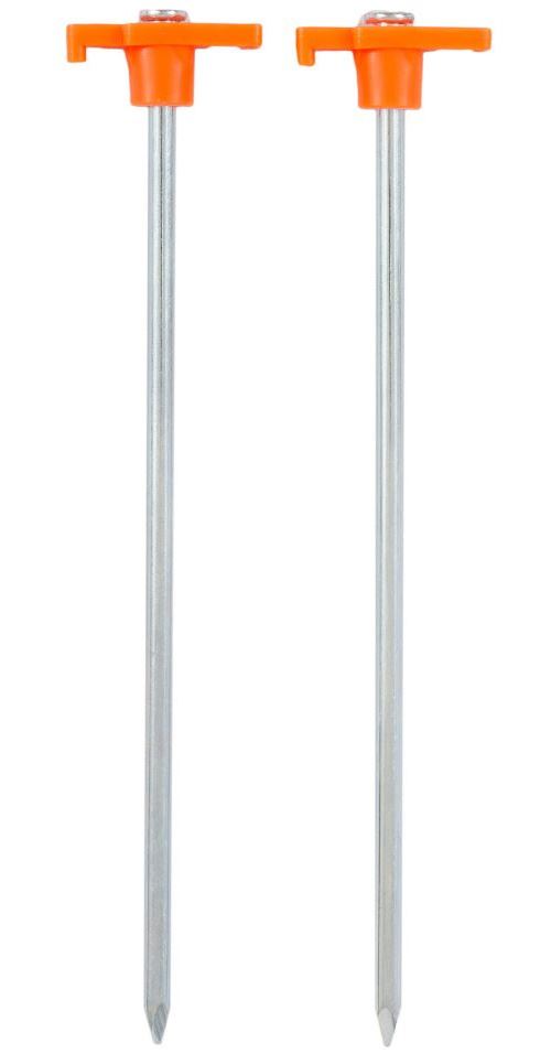 Highlander piquet de tente 25,4 cm acier/polypropylène argent 4 pièces