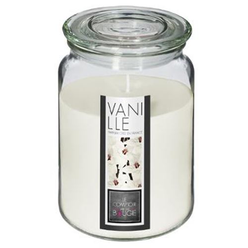 Comptoir De La Bougie Bougie Parfumée en Verre Couvercle 510g Vanille - vue 1