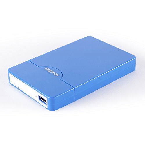 approx appHDD10BL Enclosure 2.5 USB 3.0 Sata Bleu