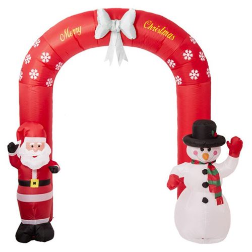 Arche gonflable de Noël - H 240 cm