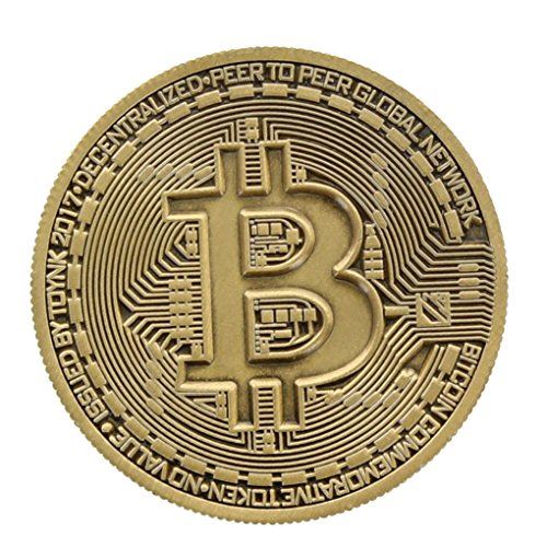 toynk Bitcoin Pièce de Collectionneurs Plaquée de Bronze