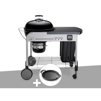 Barbecue à charbon Weber Performer Premium GBS 57 cm Noir + Plancha - 1