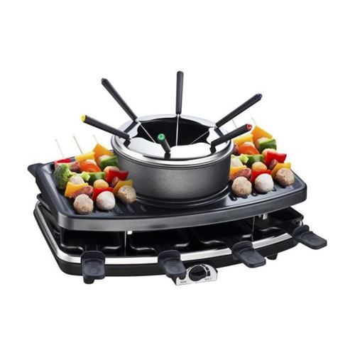 Continental Edison CERFG86B - Raclette/gril/fondue - 1.1 kWatt