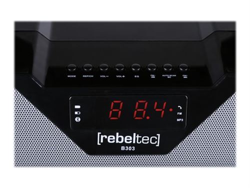 Rebeltec SoundBox 400 - Luidspreker - voor draagbaar gebruik - draadloos - Bluetooth - 20 Watt