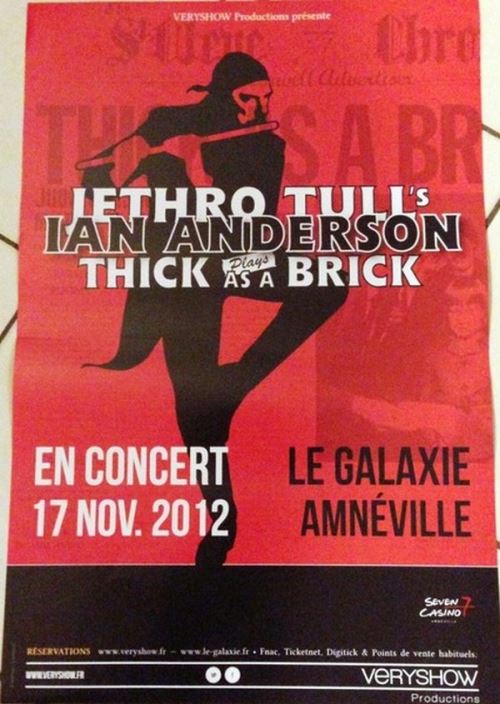 Jethro Tull - 40x60 cm - AFFICHE / POSTER