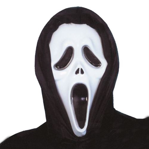 masque scream avec capuche