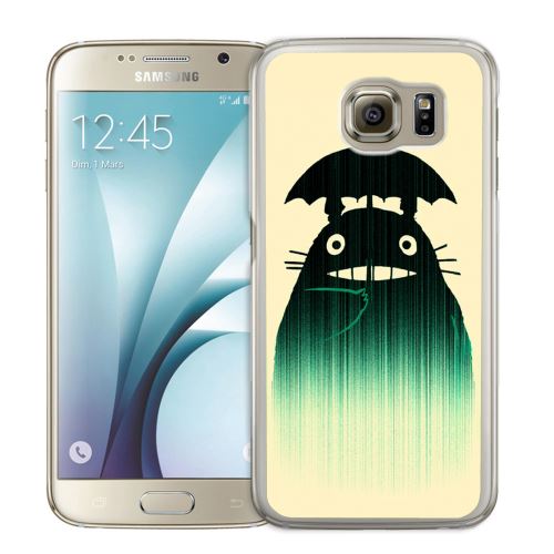 Coque pour Samsung Galaxy S6 Edge totoro parapluie