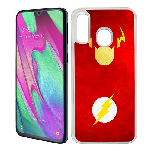 Coque pour Samsung Galaxy A40 -  Dc Comics Flash Art Design