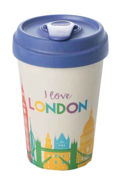 Chic.Mic tasse à boire BambooCUP*London Skyline 400 ml