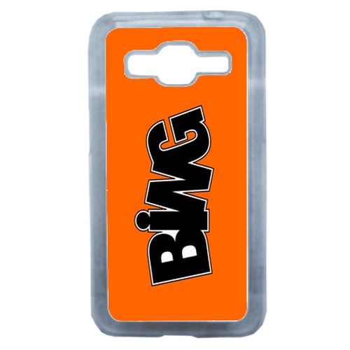Coque Bing Orange Compatible Samsung Core Prime Transparent