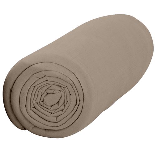 Drap housse Mastic uni 140 x 200 cm - Bonnet 30 cm