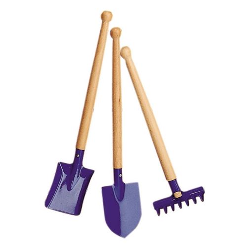 Glückskäfer set de plage 39 x 10 cm 3 pièces bleu