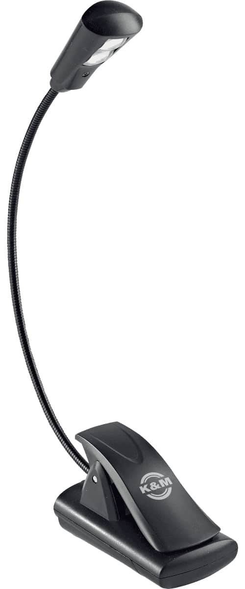 K&M Noir Lampe De Pupitre Avec Pince 2 Led Flexlight - Image 2