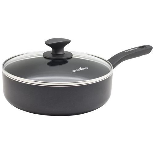Greenchef comfort sauteuse en aluminium cc000992-001 - ø 24 cm - noir - tous feux dont induction