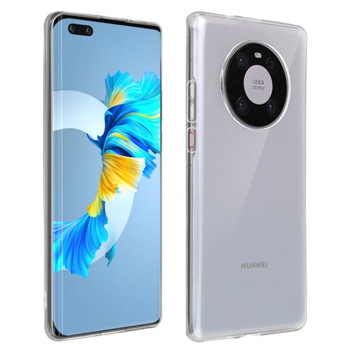 Coque pour Huawei Mate 40 Pro / Pro Plus Silicone Gel Flexible Ultra-fine et Légère Transparent