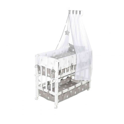 Berceau complet 3 en 1 collection 'Little stars' Roba - 85x43cm