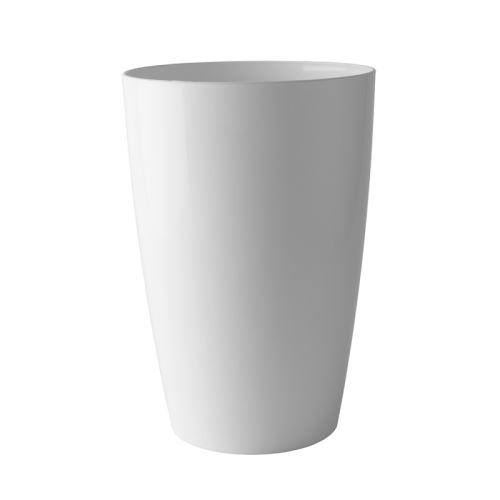 Pot de fleur vase blanc haut de gamme pour une décoration tendance, Ø 29 cm H 40 cm