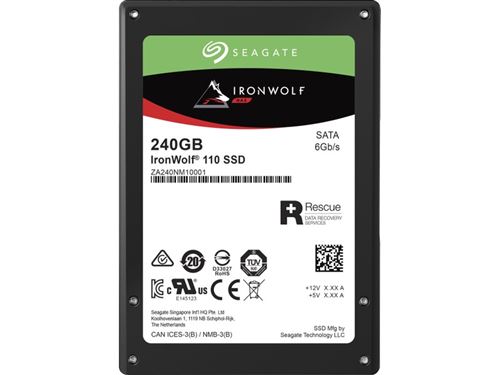 Stockage Disque dur Seagate disque SSD IronWolf 110 240 Go - ZA240NM10011