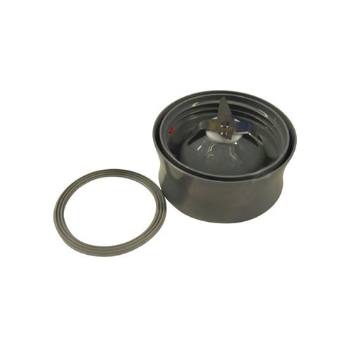 embase bol mixeur + couteau couleur grise pour mixeurs / blender kenwood