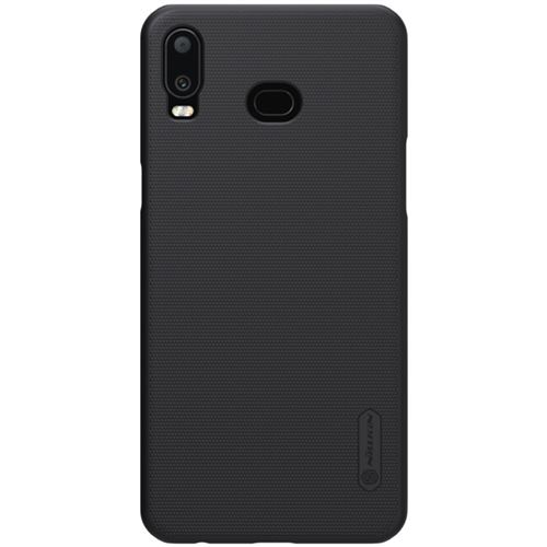 Coque en TPU bouclier super givré rigide noir pour votre Samsung Galaxy A6s