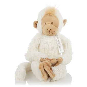 peluche singe blanc