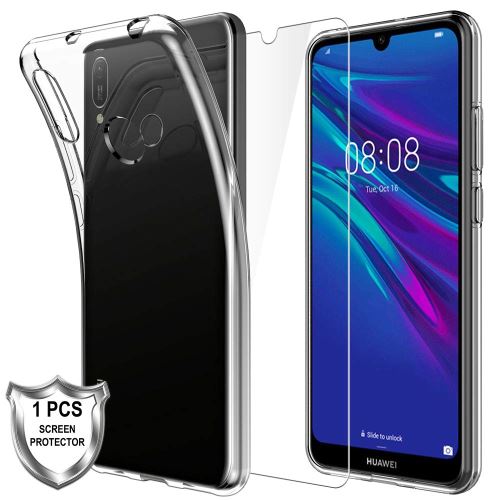 Housse coque pour Huawei Y6 2019 avec Verre trempé protection écran
