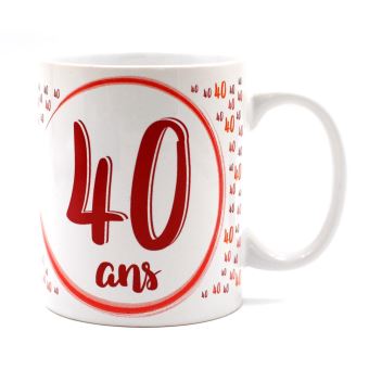 Mug A Message Special Anniversaire 40 Ans Achat Prix Fnac