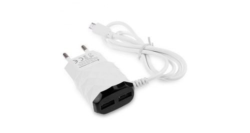 Cable Chargeur Prise pour IPAD Mini 4 IPHONE APPLE 2 ports USB Lightning Secteur (NOIR)