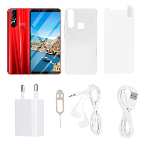 6,1 pouces Smart Phone 6 + 128G Octa-Core Double carte reconnaissance de visage double caméra HD