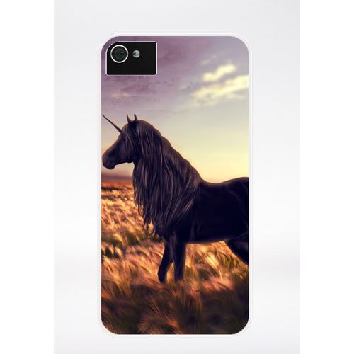 Coque Licorne Compatible Iphone 4 Transparent