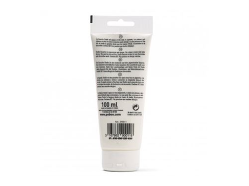 P&eacute;b&eacute;o peinture gouache 1 tube de 100 ml blanc permanent