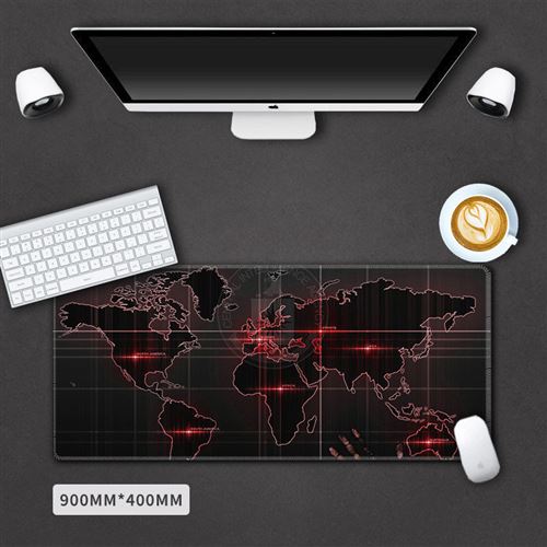 Sous main bureau carte du monde taille 90*40cm #MKWM003