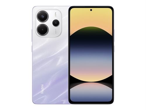 Xiaomi Redmi Note 14 - 4G smartphone - double SIM - RAM 8 Go / Mémoire interne 256 Go - microSD slot - écran OEL - 6.67 - 2400 x 1080 pixels (120 Hz) - 3 x caméras arrière 108 MP, 2 MP, 2 MP - front camera 20 MP - mist purple