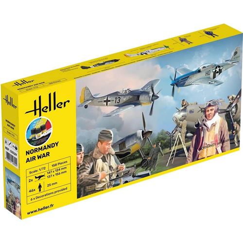 Maquettes Avions : Starter Kit : Normandy Air War Heller