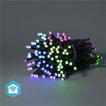 NEDIS Guirlande lumineuse wi-fi intelligente à led rgb 168 led's 20m android / ios - 1