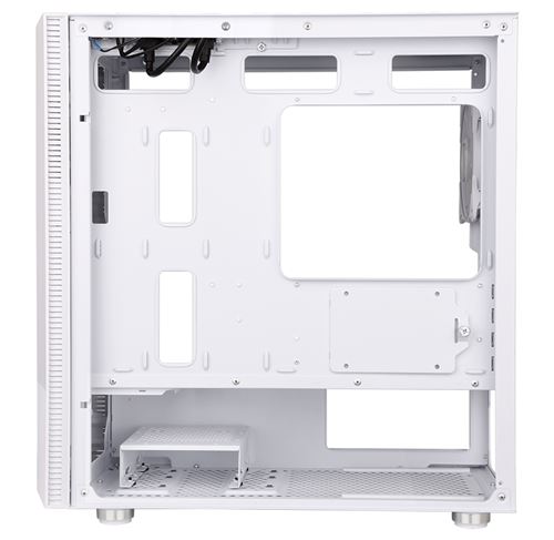 Non Communiqué Blanc Boîtier Itek Liflig 41 Rgb Mini Tour Micro Atx Avec Panneau Vitré