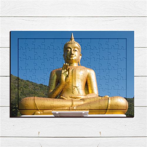 Puzzle en bois 96 Pièces Fabulous - Statue Géante Bouddha d'Or (28