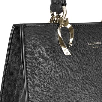 Sac à Main Bandoulière En Simili Cuir Noir – Neuf Sans étiquette