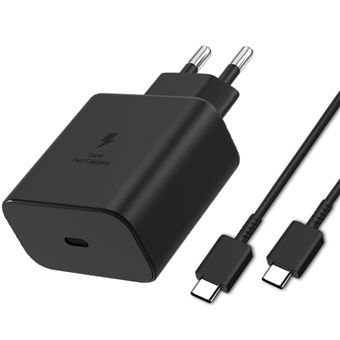 Chargeur Rapide 45W + Cable USB-C USB-C pour SAMSUNG S25 ULTRA/S25 PLUS/S24 ULTRA/S24 PLUS/S23 ULTRA/ S23 PLUS/S22 ULTRA/S22 PLUS/TAB S10 PLUS/S10 ULTRA/S9/S9 PLUS/S9 ULTRA/S9 FE/S8/S8 ULTRA/S8 PLUS/S7/S7 FE/S7 PLUS Phonillico® - 1