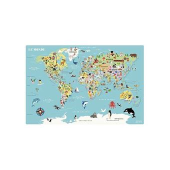 Carte du monde magnetique vilac - 1