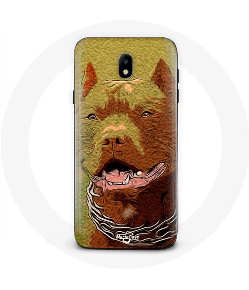 Coque pour Samsung Galaxy J7 2017 American Pit Bull Terrier Maniacase