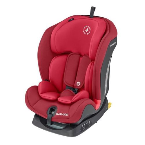 MAXI-COSI Titan Siege auto Groupe 1/2/3 - Isofix - Evolutif - De 9 mois a 12 ans - Basic Red
