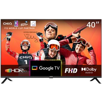 CHiQ Smart TV L40H7G 40 pouces Full HD 1080P Slim-Design Google TV  Télécommande à commande vocale - TV LED/LCD - Achat & prix