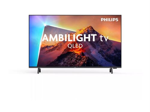 Philips 75Pqs8601 - Classe De Diagonale 75" TV LCD Rétro-Éclairée Par Led - QLED - Smart TV - Titan Os - 4K UHD (2160P) 3840 X 2160 - Hdr - Quantum Dot - Noir Mat