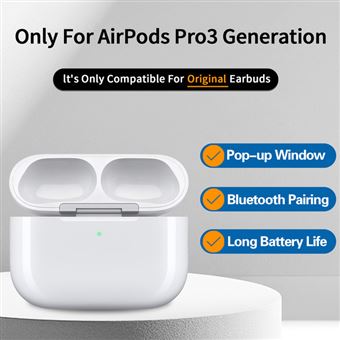 Botier de Charge sans Fil pour AirPods pro 3, botier de Charge de Rechange avec couplage Bluetooth (Casque Non Inclus) - Accessoire Audio - Achat & prix | fnac Botier de Charge sans Fil pour AirPods pro 3, botier de Charge de Rechange avec couplage Bluetooth (Casque Non Inclus) - Accessoire Audio - Achat & prix | fnac